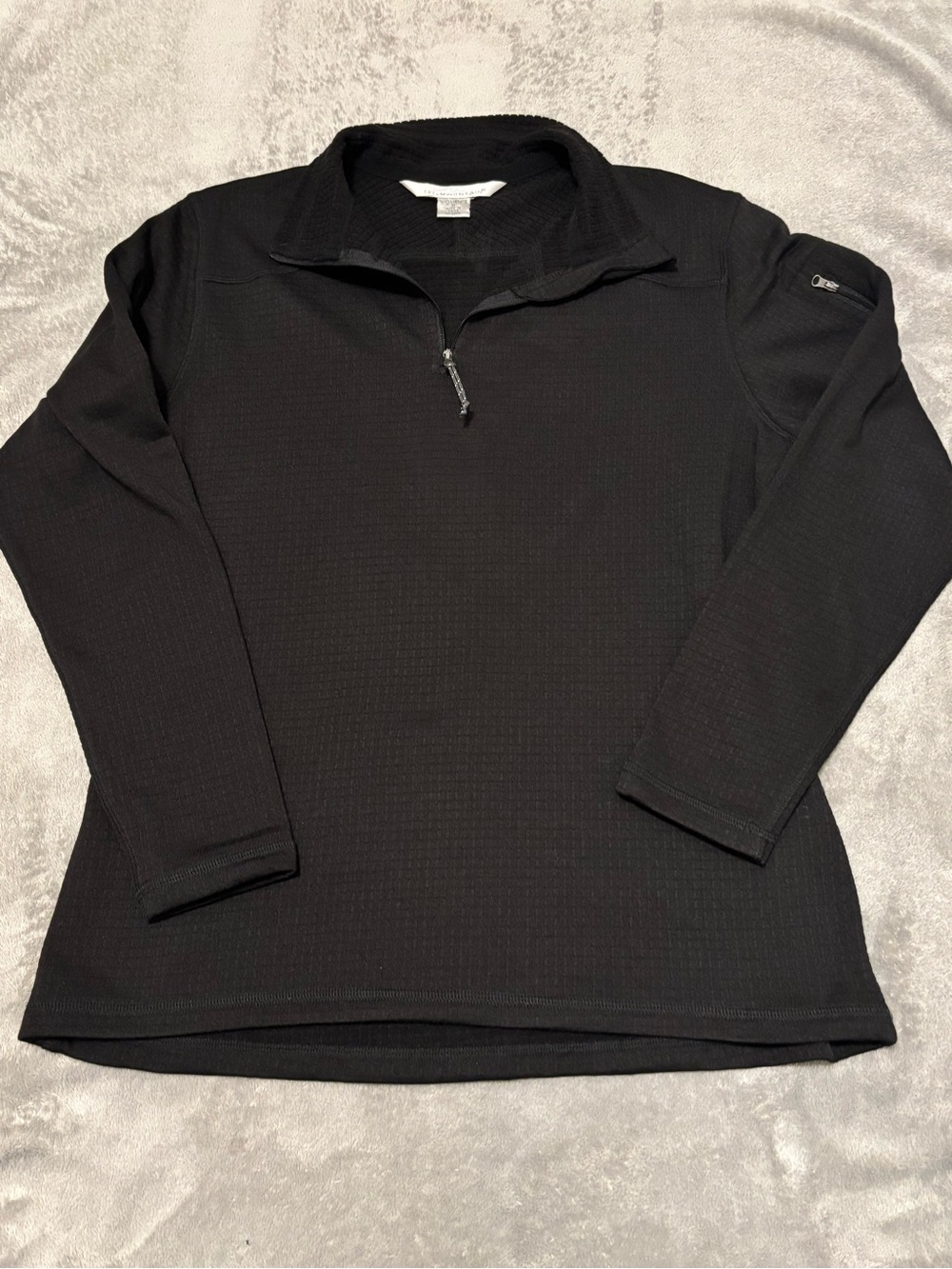 Tri-Mountain Women's Black 1/4 Zip Pullover Sz M